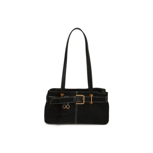 VENUCO ПУ (полиуретан) Подмышечная Сумка на плечо Женская Черный Экрю Коричневый Кофе