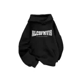 Чёрный (с флисовой подкладкой, белый текст)