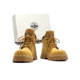 Желтые ботинки, классический стиль, размер 1, пуховые куртки