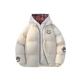 Экрю-Черный логотип (Красная в клетку шляпа)