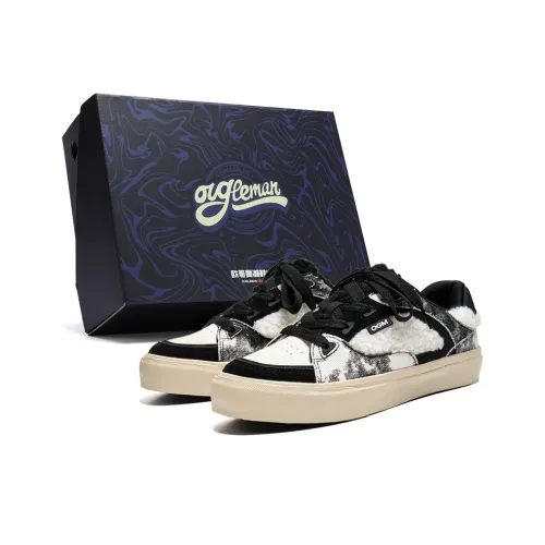 OUGLEMEN Обувь Износостойкая и Противоскользящая Низкие Кроссовки для Скейтбординга Мужские