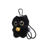 Желтый колокольчик, маленький черный кот, черный шнурок