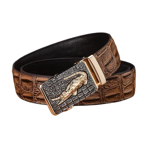 MH Ремни из натуральной коровьей кожи мужские 3,5 см