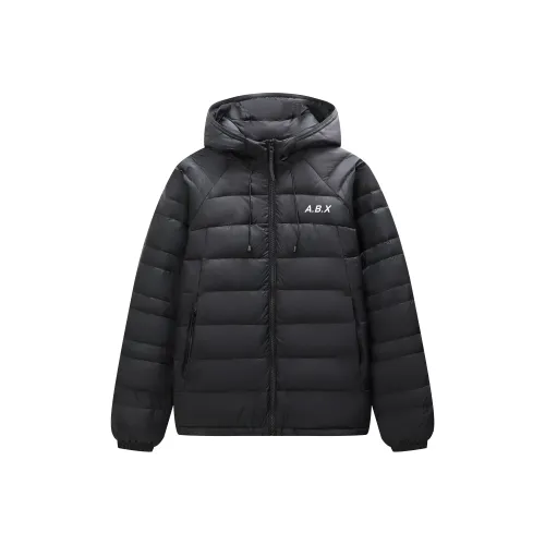 A.B.X Зимний Ткань в рубчик Пуховик Пуховик Унисекс