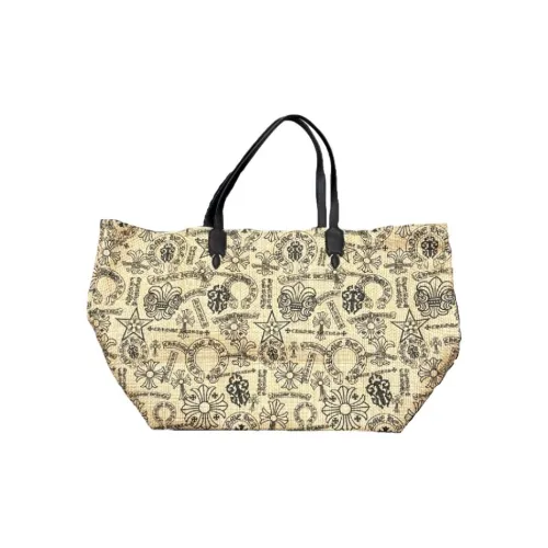 Chrome Hearts BEACH BAG Сумка-тоут Сумка для покупок Сумка через плечо Унисекс Бежевый Белый Черный