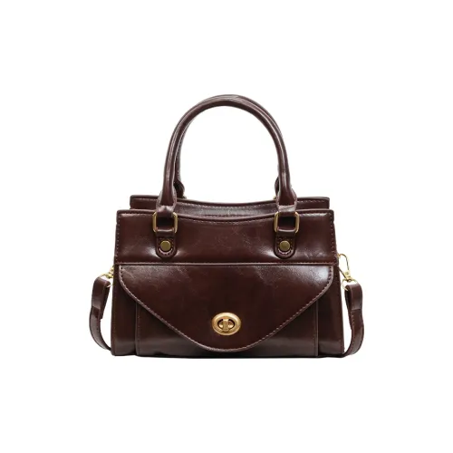 Vack ПУ (полиуретан) Сумка Женская Черная Кофейная Коричневая