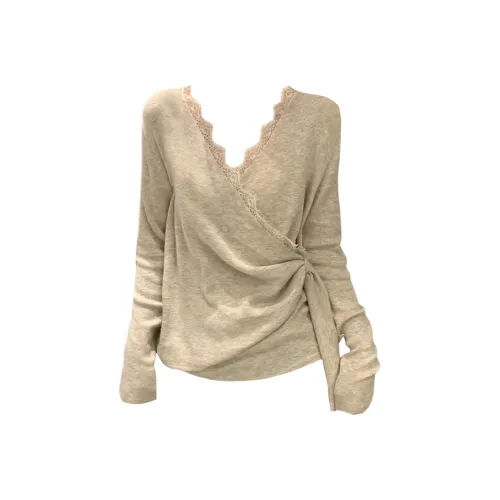 ONENINE34PM Кружево Пэчворк Трикотаж Женские Трикотаж