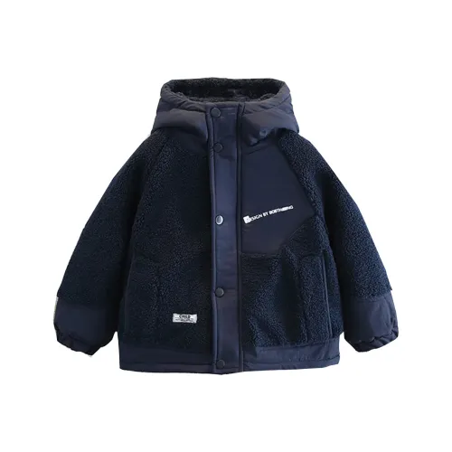 Lanza Повседневная куртка зимняя темно-синяя для детей 3-7 лет