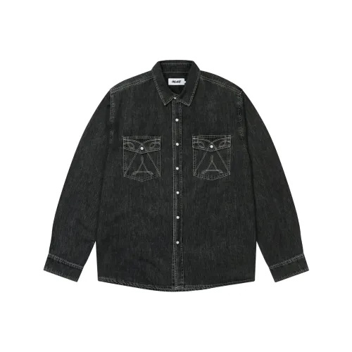 PALACE Fw25 DENIM WESTERN OVERSHIRT ШIRT Унисекс