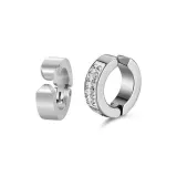 [1 пара] Серьги-клипсы из стерлингового серебра с цирконием