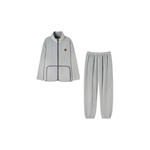 MIIOW Light Gray Men's Pajama Sets MIIOW Светло-серый мужской пижамный комплект