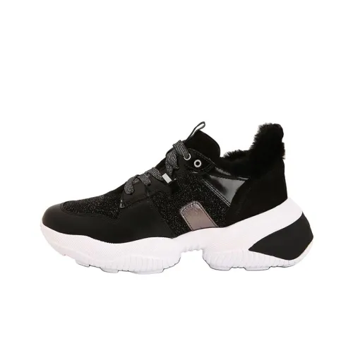 HOGAN Interaction Low Топ Повседневная обувь Женская Черная