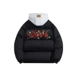 Чёрный Красный [Серый капюшон стиль для многослойной эстетики]