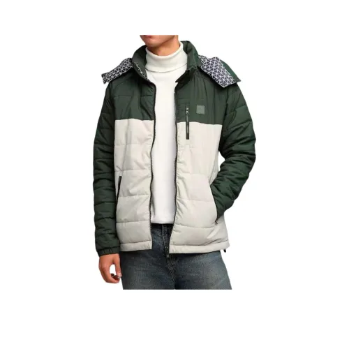 PUMA PWRWARM Темно-оливковый зеленый Пустынно-серый Мужские куртки