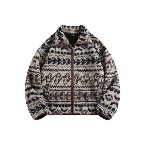 W7H1 Светлый кофейный унисекс куртки