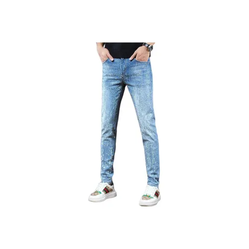 VSSYR Blue Unisex Jeans VSSYR Синий Унисекс Джинсы