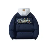 Темно-синий [Серый стиль шляпы, многослойность эстетика]