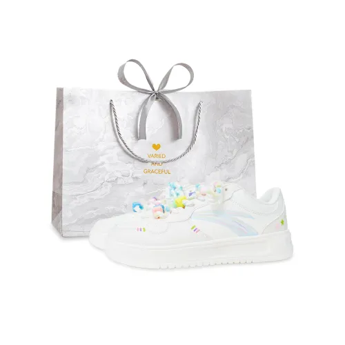 Anta Расслабленный Амортизация Устойчивый к истиранию Легкий Низкий Топ Скейтборд Кроссовки Женские