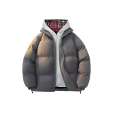 Темно-серый с белым логотипом (красная клетка, шляпа)