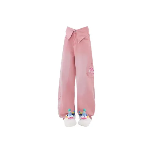 REMOULD Розовые Женские Карго Брюки