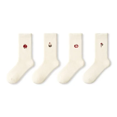 PRIMEET Носки Crew Женские упаковка из 4 пар