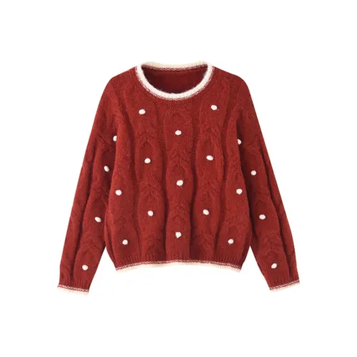 MORTEN SOLUM Красный Женский Трикотаж