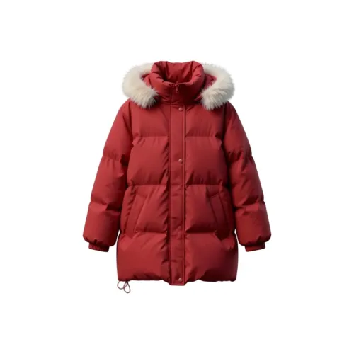 STGX Красный Женский Пуховик