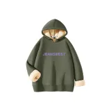 Оливковый зеленый - утолщенный с флисовой подкладкой