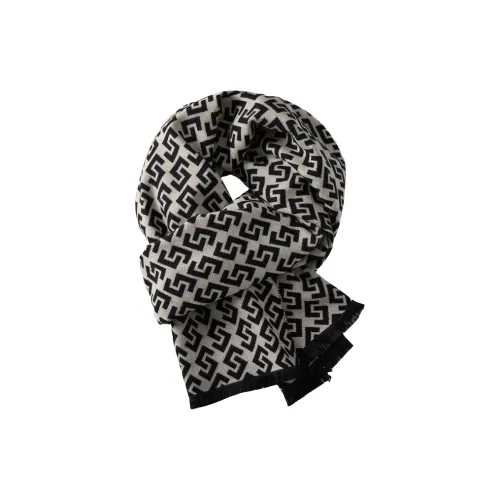 Maserati Полиэстер Верхняя одежда Двойной Слой Теплоизоляционный Утолщенный Шарф Унисекс