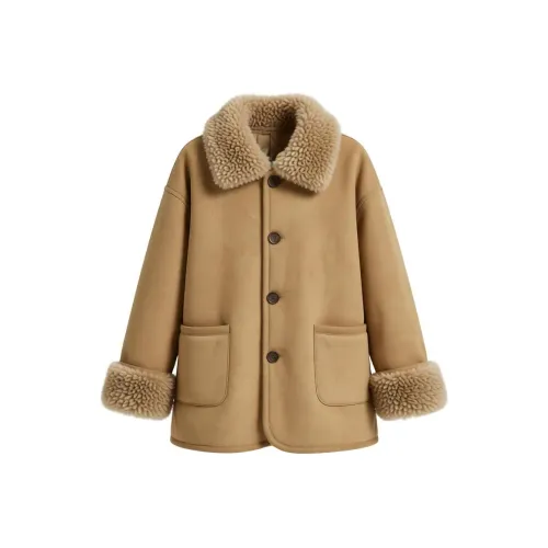 FLIM Khaki Женские Бархатные Куртки