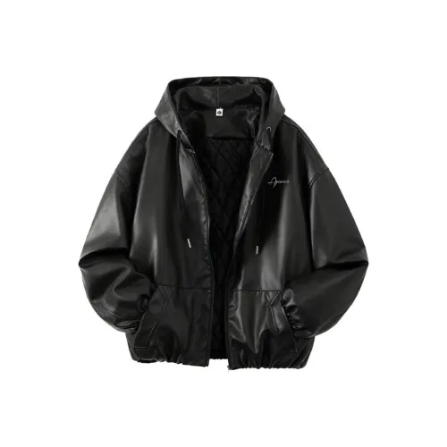 CAOBENCHUSE Кожа Куртка Унисекс