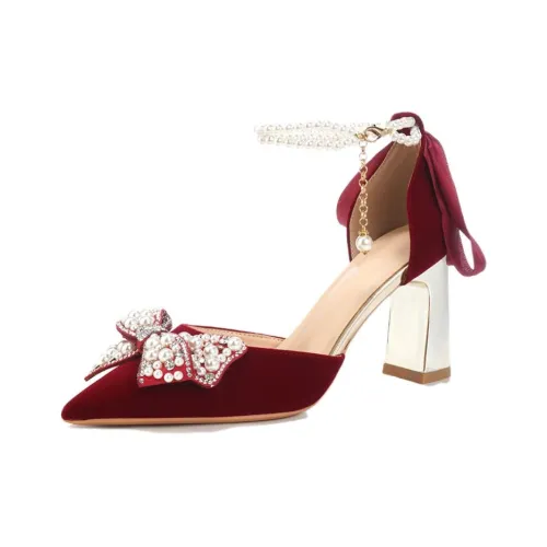 LANMOU Грубый каблук Высокие каблуки Женские