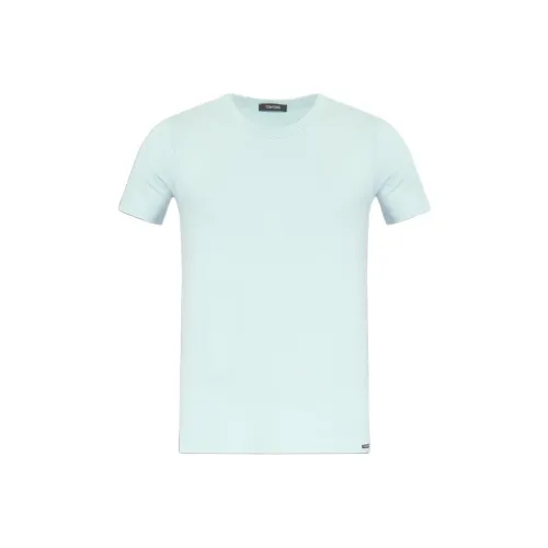 TOM FORD Blue Men's T-Shirts TOM FORD Синий Мужские Футболки
