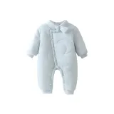 Синий-A-6 Звезда и Луна Хлопковый Шарф Однотонный