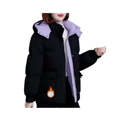 ZUOAN С капюшоном хлопковый пуховик женский