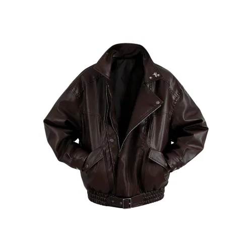 POLOMEISDO Кожа Куртка Унисекс
