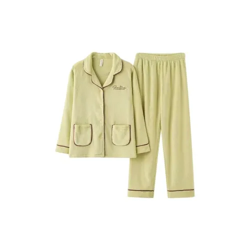 Faro Лесной зеленый Женские Пижамные комплекты