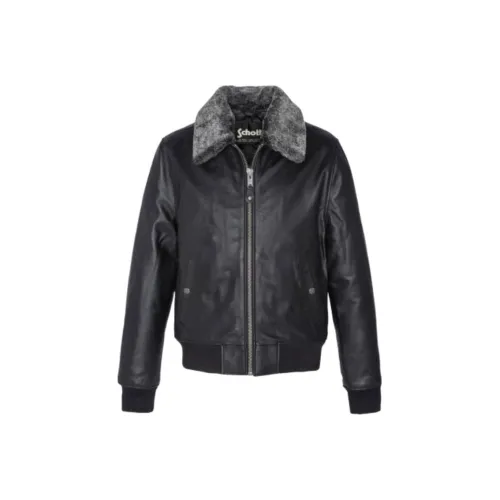 Schott N.Y.C. Пилотная куртка из кожи мужская