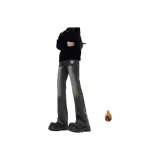 Чёрный Серый [С флисовой подкладкой, улучшенный]