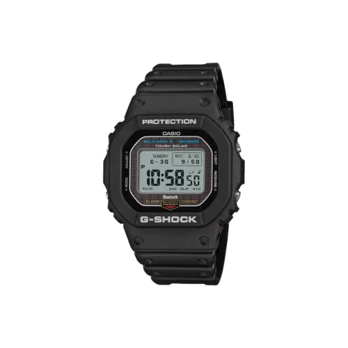 CASIO 5600 Collection Солнечный Кварцевый Механизм Резиновый Ремешок Часы Мужские Циферблат Серый