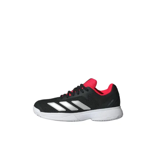 Adidas Courtflash Low Топ Детские Кроссовки для Тренировок Черные Детские
