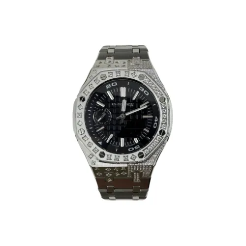 CASIO Retrofit Series Кварцевый механизм ремешок из нержавеющей стали унисекс черный циферблат