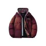 Шляпа бордового цвета в клетку