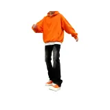 Чёрный Серый [Утолщённый и с флисовой подкладкой, термический]