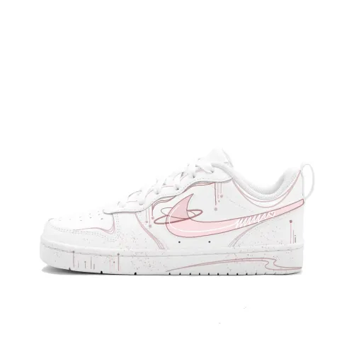 Nike Court Borough Confession Diary Slip Resistant Abrasion Resistant Амортизация Низкий Топ Детские Скейтбординги