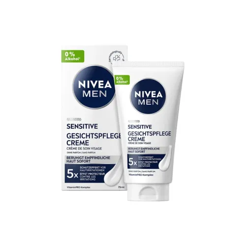 NIVEA Увлажняющий Освежающий Крем Мужской Лосьон Питательный и Увлажняющий 75 мл