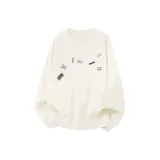 Однополосный флис, белый (Tn яркий стикер)