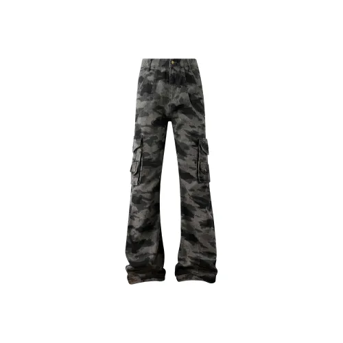 MoYu Камуфляж Унисекс Карго Брюки