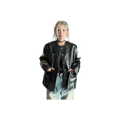 TR Унисекс Кожаные куртки