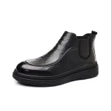 Черный с флисовой подкладкой